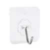 Ganchos Transparentes Resistentes Sin Costuras Creativos para Cocina y Baño, Ganchos Adhesivos Transparentes de Pared para Ropa y Sombreros, Ganchos Adhesivos sin Taladro
