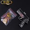 Comer pollo juguete Desert Eagle Oro banda de goma Pistola de juguete aleación arena Pistola Eagle puede disparar Modelo 10cm