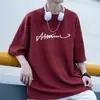 Camiseta de manga corta estilo americano para hombre, nueva marca casual de moda verano 2026, camiseta holgada para hombre, ropa de hombre