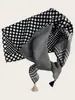 Pañuelo estilo vintage con estampado de anacardos para mujer, un accesorio chic y discreto que se puede usar en capas e incluso como cinturón para la cintura para crear un efecto adelgazante