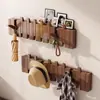 Cabide de Madeira com Formato de Tecla de Piano para Parede, Instalação sem Furos, Prateleira de Armazenamento Criativa para Quarto, Hall de Entrada e Corredor