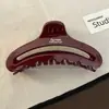 Pinza para el pelo de verano estilo ins con bloques de color para mujer, pasador lindo de lunares japoneses para niña, pinza de tiburón grande para recogidos.