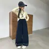 Pantalones Anchos Forrados de Polar para Niñas Otoño/Invierno Nuevo Estilo Estilo Coreano Niños Medianos y Grandes Pantalones Forrados de Polar para Niñas Pantalones Largos Casuales Elegantes para Adolescentes