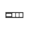 Adecuado para Toyota 07-13 Tantu fibra de carbono volante lado izquierdo pegatina de decoración accesorios de modificación interior de coche