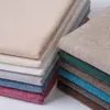 Tecido de sofá espessado cor sólida linho grosso tecido de almofada pano grosso antigo algodão linho toalha de mesa retalhos de tecido lona tratado adulto