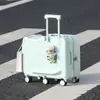 Maleta Infantil de 6 Ruedas Transfronteriza de 20 pulgadas para Equipaje de Mano con Función para Montar, Maleta Pequeña de Carrito con Contraseña, Equipaje de Viaje Personalizado