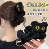 Nuevo Clip de Garra de Gato Lindo Otoño e Invierno Dibujos Animados Versátil Grande de Felpa Pinza de Tiburón Accesorios para el Cabello Venta al por Mayor