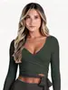 Cubierta de Manga Larga Yuan Yoga para Mujer, Top Deportivo Exterior, Estilo Puro Deseo con Correas, Ropa de Fitness, Chaqueta de Yoga