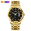 Reloj de Cuarzo Luminoso con Calendario para Hombre Timemei Selección Transfronteriza Correa de Acero Negocio Exquisito Resistente al Agua 9069