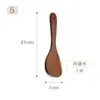 Pala de madera con mango largo para cocina, pala antiadherente para uso doméstico, utensilios de cocina, colgante, LOGOTIPO imprimible, venta al por mayor