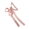 Pinza para el pelo de estilo nuevo transfronteriza, exquisita, estilo dulce, con lazo de cinta, sensación elegante y de alta gama, elegante pinza de tiburón para mujer