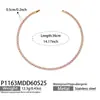 Set de Collar y Pulsera de Diamantes Multicolores Europeo y Americano, Acero Inoxidable Chapado en Oro de 18 Quilates, Fila Única Completamente Incrustada de Diamantes, Joyería de Moda para Mujer