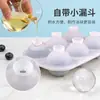 Molde de silicona creativo para hielo en forma de bola redonda de 6 rejillas, de grado alimenticio, de 50 ml, disponible en stock.