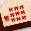 Acessórios para Unhas Mini Laço Atacado 100 Peças Laço de Fita Versátil 3D Resina Decorações de Unhas DIY