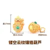 Pulsera y Collar de Cuentas Hechos a Mano con Accesorios Chapados en Oro Antiguo con Goteo de Aceite, Colgante de Calabaza, Pequeño Adorno Colgante