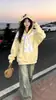Diseño con estampado de Hello Kitty, lindo y divertido, estilo japonés, sudadera con capucha para mujer, nuevo top casual de otoño/invierno