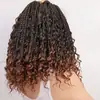 Peluca de Fibra Química Europea y Americana Peluca de Ganchillo Trenza de Río Trenza de Tres Hilos Trenzas de Caja de Río
