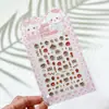 Pegatinas 5D Estéreo para Uñas Pegatinas de Arte para Uñas en Relieve Animales Lindos Kuromi Labubu Niños y Niñas Dibujos Animados Pegatinas Luminosas