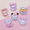 Pijama Helado Pacha Perro Sanrio Accesorios de Resina Pegamento Cremoso Zapatos con Agujeros DIY Funda para Teléfono Móvil Pasador Imán para Refrigerador