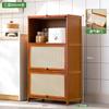 Aparador de Cocina Montado en Pared Gabinete Integrado para Almacenamiento de Especias Gabinete de Almacenamiento Multifuncional Estante Organizador Estante de Almacenamiento
