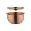 Tigela de ovo cozido no vapor de aço inoxidável 304 com tampa Tigela de ensopado de ovo cozido no vapor de camada única Tigela de arroz para bolo no vapor Tigela de comida para bebê 450ml
