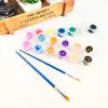 Pigmento acrílico de 3 ml al por mayor, juego de 12 colores, para manualidades infantiles, muñecos de yeso, graffiti, pintura, pigmento de bellas artes