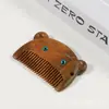 Peine de Sándalo Verde Mini Portátil de Bolsillo Doce Signos del Zodiaco Logo Personalizado Peine de Madera Regalo para Mujer Peine para Bebé