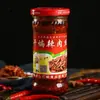 Tiras de Carne Picante Fritas a Seco com Óleo de Pimenta de Jin Sao, Produzido em Linyi, Shandong, Adequado para Misturar com Arroz e Macarrão, Molho de Pimenta de Yimeng e Mengyin
