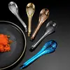 Cuchara Creativa para Fondue de Acero Inoxidable 304, Cuchara para Pescado, Cuchara con Filtro de Cápsula de Yema de Huevo, Cuchara para Condimentos, Cuchara Coladora, Cucharilla de Té