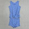 Lista de comercio exterior europea y americana chaleco sin mangas para niño CUHK + Pantalones cortos 2 conjuntos ropa de casa de algodón de verano para niño