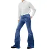 Pantalones Acampanados para Hombre, Pantalones de Discoteca, Jeans Acampanados, Jeans Acampanados Retro para Hombre, Estilo de los 70s