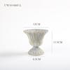 Retro cinza azul velho forjado ferro flor europeu flor pote de casamento banquete tiro adereços casa ficar decoração atacado