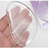 Almohadilla de Bolsillo de Silicona Almohadilla de Media Talla Tacones Altos para Mujer Alivio del Dolor Almohadilla Antideslizante Media Almohadilla Delantera Almohadilla Elástica Transparente