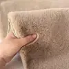 Tapete Simples de Pele de Coelho Sintética para Janela de Canto e Cabeceira Tapete de Pelúcia Espessa para Sala de Estar Cobertura Total Tapete para Engatinhar de Crianças Quarto Outros