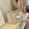 Yuezi 2026 Verano Nueva Tendencia Bolsa Grande de Estudiante para el Trabajo Bolso de Hombro Versátil Casual Bolso de Axila a la Moda