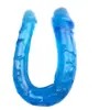 Serpiente de Dos Cabezas Dispositivo de Masturbación Femenina de Silicona de Doble Cabeza Juguete Sexual Erótico para Adultos Retráctil y Portátil