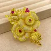 Broche de Buquê Resistente de Nova Luxo Leve Transfronteiriço Elegante de Alta Qualidade Estiloso Moda Acessórios para Vestido Suéter Corsage