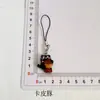 Lindo Cordón para Teléfono Gato Negro Café Marrón Encanto Creativa de Dibujos Animados Adorno para Bolso Pareja Estudiante Cordón con Cuentas