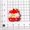 Chinelos Croc, Presilhas de Cabelo com Flores, Copos de Água, Acessórios de Resina, Enfeites Fofos de Gato para Apple TV, Capinhas de Celular com Cola de Creme DIY