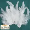 Pluma blanca autoproducida DIY accesorios de ropa de plumas hechos a mano accesorios para joyería de cabeza material productos de venta caliente