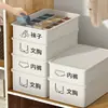 Caja de almacenamiento de ropa interior caja para calcetines de uso doméstico caja de almacenamiento de ropa interior para ropa interior pantalones cortos artefacto tres en uno
