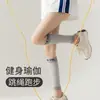 Mangas de Pantorrilla Transpirables de Malla Reforzada para Mujer, Calcetines Elásticos para Correr por la Mañana, Calcetines Largos de Moldeado con Micro-Presión, Protección de Piernas de Alta Presión para Mujer