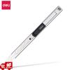 Cuchillo de arte Deli 2034, hoja de acero inoxidable de 30 grados para estudiantes de arte, cuchillo especial portátil para desempacar paquetes exprés.