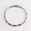 Moda Nicho Pulsera Cadena Colorida Diseño de Circonita Microincrustada Joyería Transfronteriza Pulsera para Mujeres Venta al por Mayor Suministro Versátil