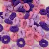 Accesorios para el Cabello de Niños Anillo de Toalla Cuerda para el Cabello de Alta Elasticidad Tamaño Pequeño Goma Elástica Linda Diadema Cola de Caballo Anillo para el Cabello sin Costuras Venta al por Mayor
