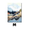 Pintura decorativa de paisaje moderno nórdico para sala de estar, pintura en lienzo de paisaje para el hogar, póster abstracto de alta definición, pintura colgante, pintura en aerosol con núcleo