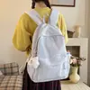 Mochila Escolar para Campus para Mujer, Mochila de Cuadros Simple Estilo Coreano para Estudiantes de Secundaria y Preparatoria, Mochila Casual de Gran Capacidad para Viajes