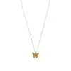 Colar Borboleta Quebrada de Gelo para Mulheres, Design de Nicho Ins, Elegante e Luxuoso, Corrente Doce para Clavícula para Uso no Verão
