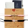 Pulsera Turquesa Blanca y Negra para Parejas con Nudos Concentricos y Trenzado de Hilo Pulsera Turquesa Blanca Esmerilada Pulsera de Nudo Concentrico Turquesa