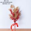 Flor falsa transfronteriza de Año Nuevo, acebo norteamericano, flor de simulación de viento, decoración del hogar, boda, venta al por mayor CF01111A